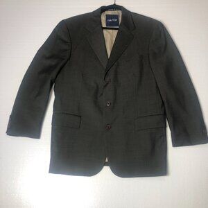Nautica Wool Cashmere Blend Men's Sport Coat Size 32R Short Brown Jacket Blazer